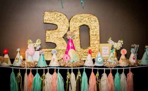 Cómo celebrar mi 30 cumpleaños